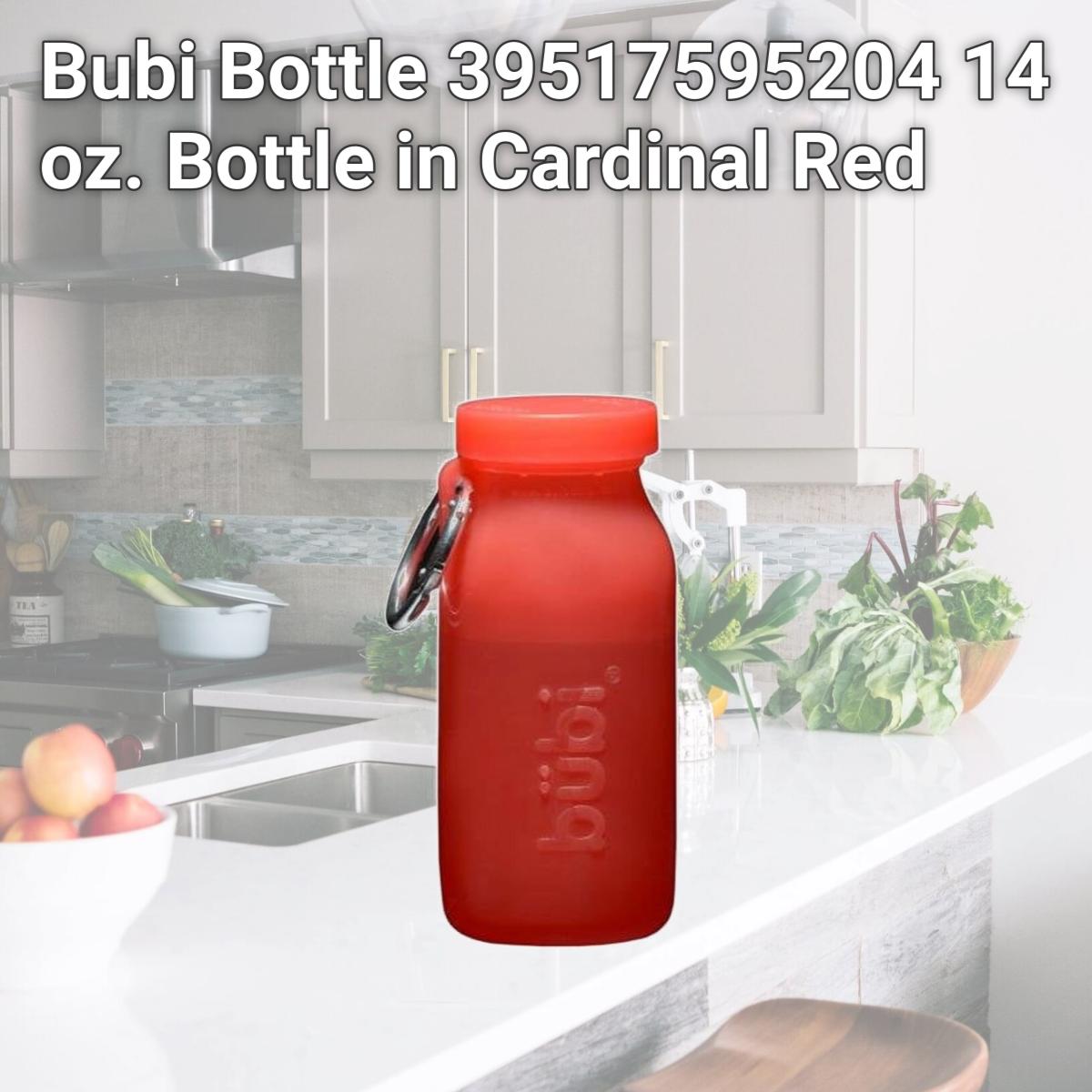 Picture of Bubi Bottle 39517595204 14 oz. Bottle in Cardinal Red
