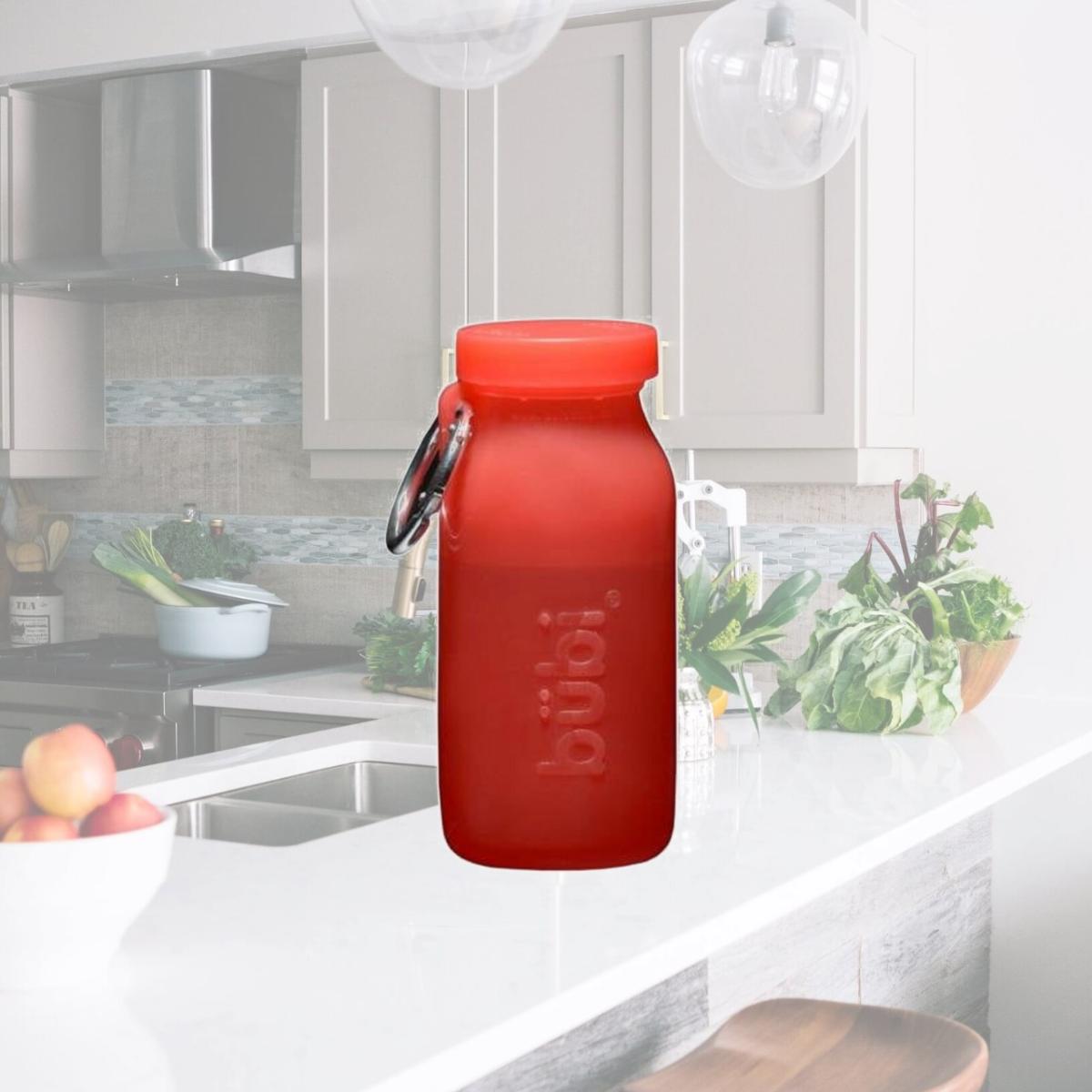Picture of Bubi Bottle 39517595204 14 oz. Bottle in Cardinal Red