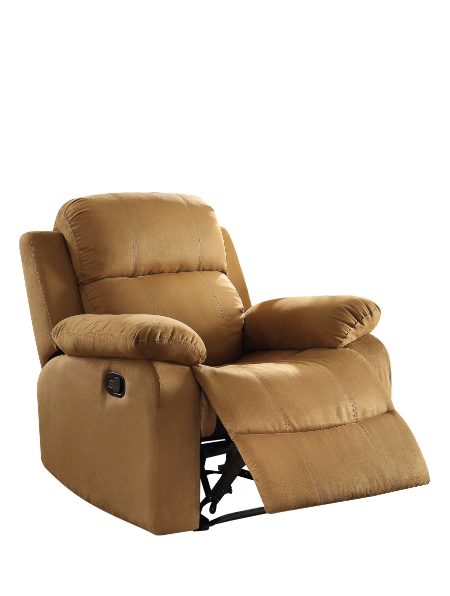 Home Roots Furniture 286170 41 X 36 X 36 In. Microfiber & Wooden Frame Recliner - Brown