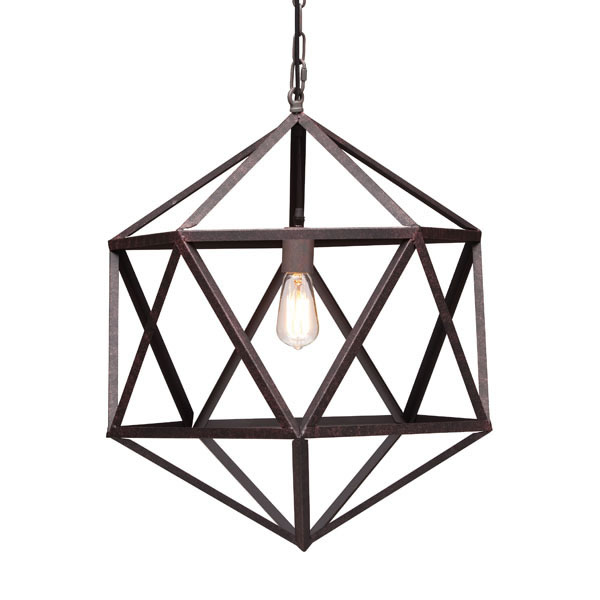 Home Roots Lighting 249422 80.7 X 21.3 X 21.3 In. Metal Ceiling Lamp Small - Small