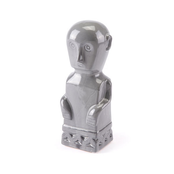 Home Roots Decor 295485 11.8 X 4.7 X 3.9 In. Ceramic Figurine Set - Gray