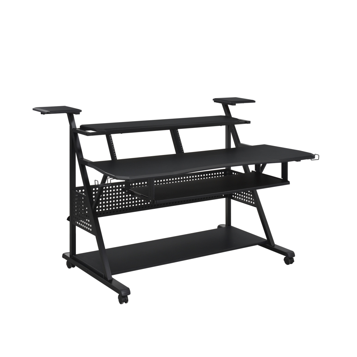491535 67 in. Computer Desk, Black