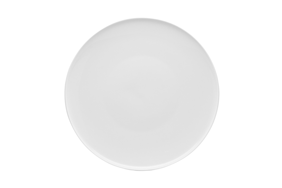 Picture of HomeRoots 483484 Porcelain Service for Six Salad Plate Set, White - 6 Piece