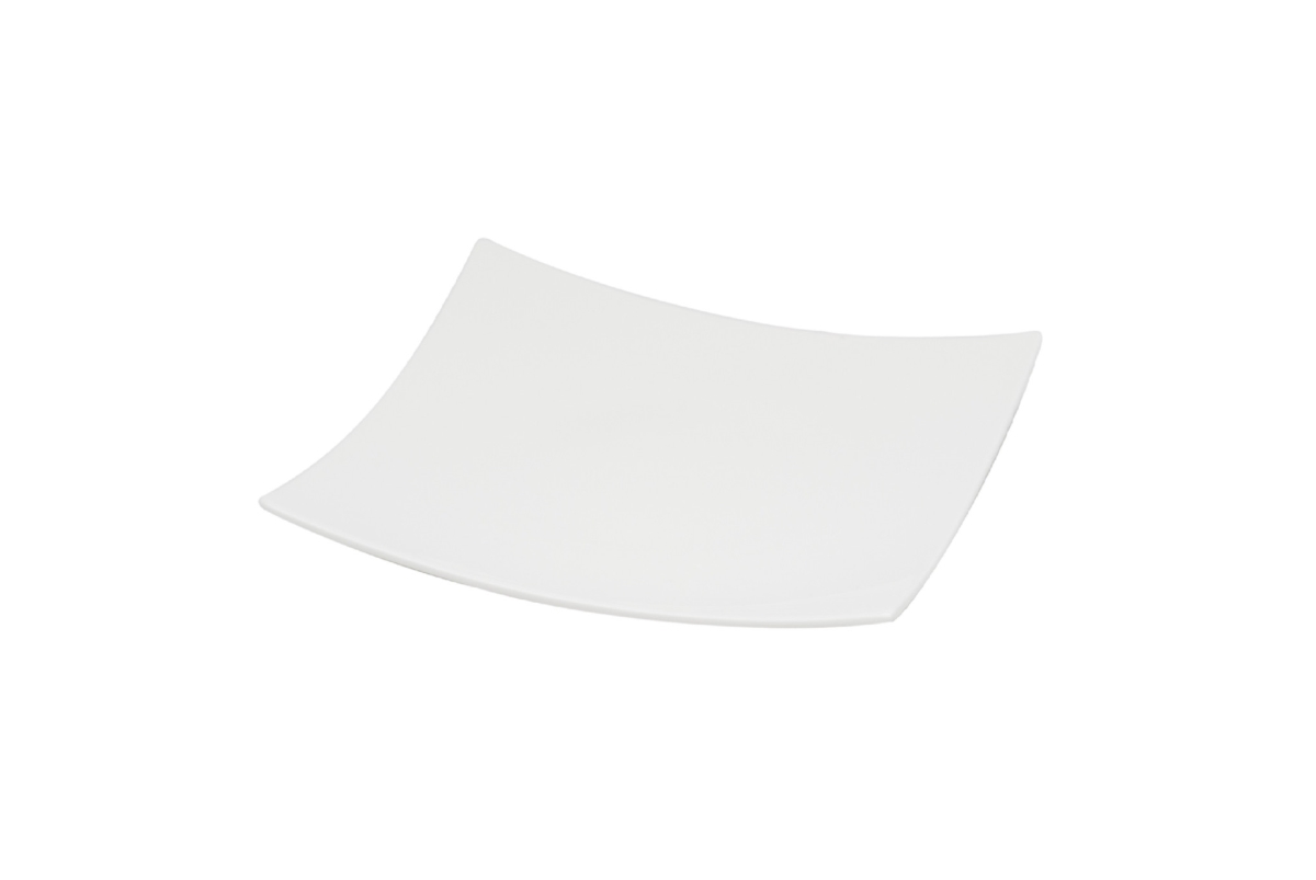 Picture of HomeRoots 483492 Square Bone China Service for Six Salad Plate Set, White - 6 Piece
