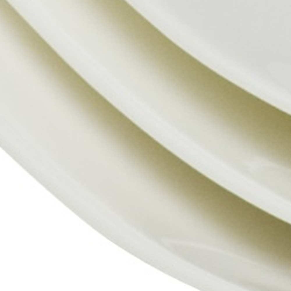 Picture of HomeRoots 483492 Square Bone China Service for Six Salad Plate Set, White - 6 Piece