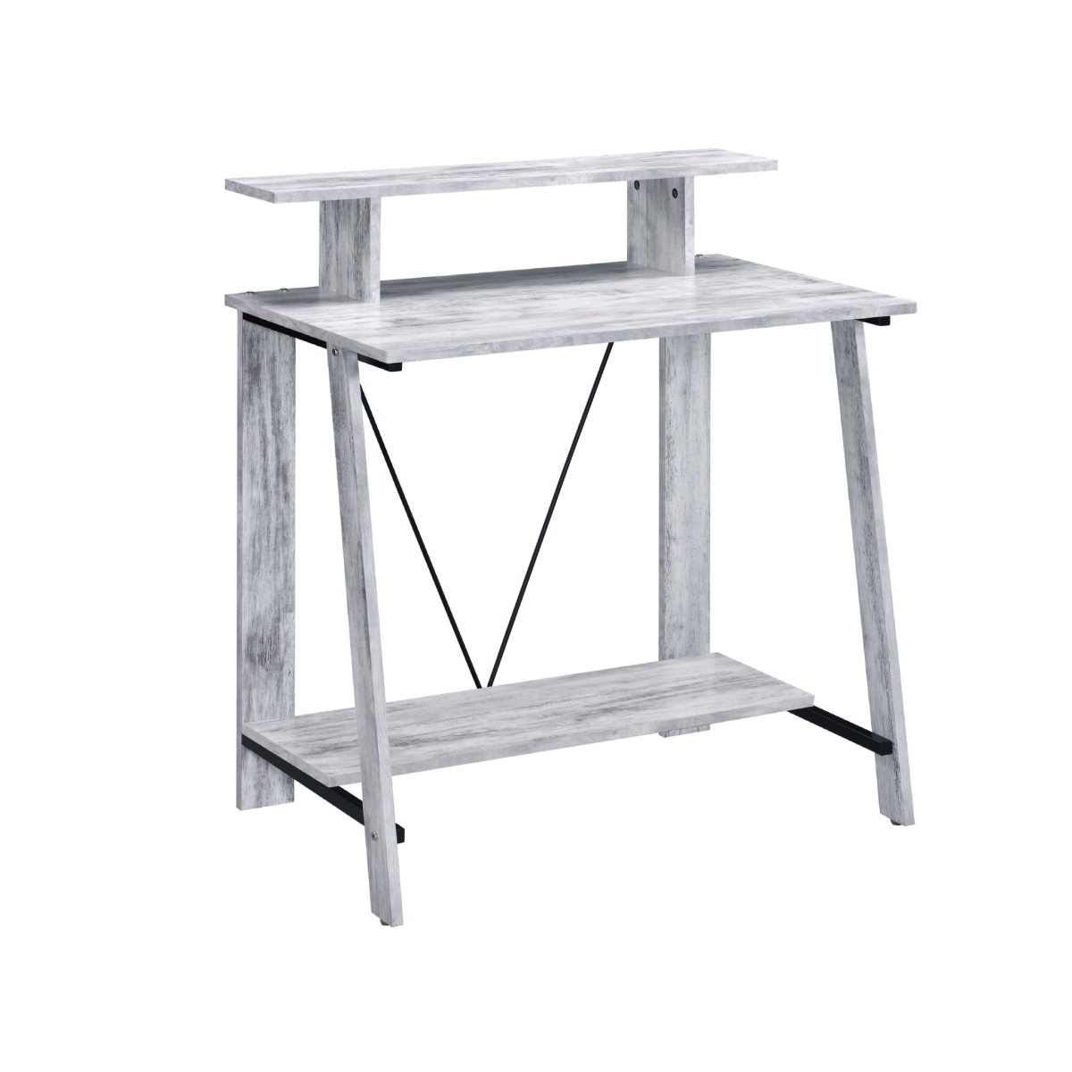 32 in. Writing Desk, Antiqued White