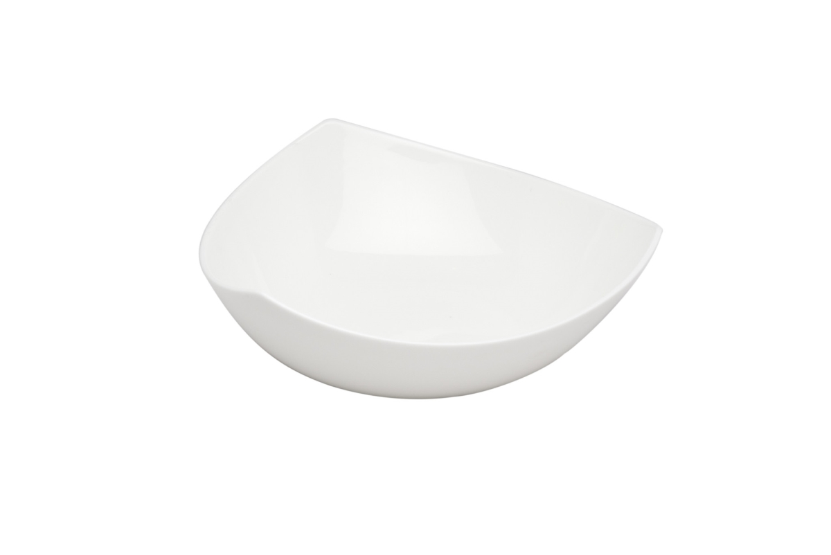 Picture of HomeRoots 483495 Triangle Bone China Service for Six Bowl Set, White - 6 Piece