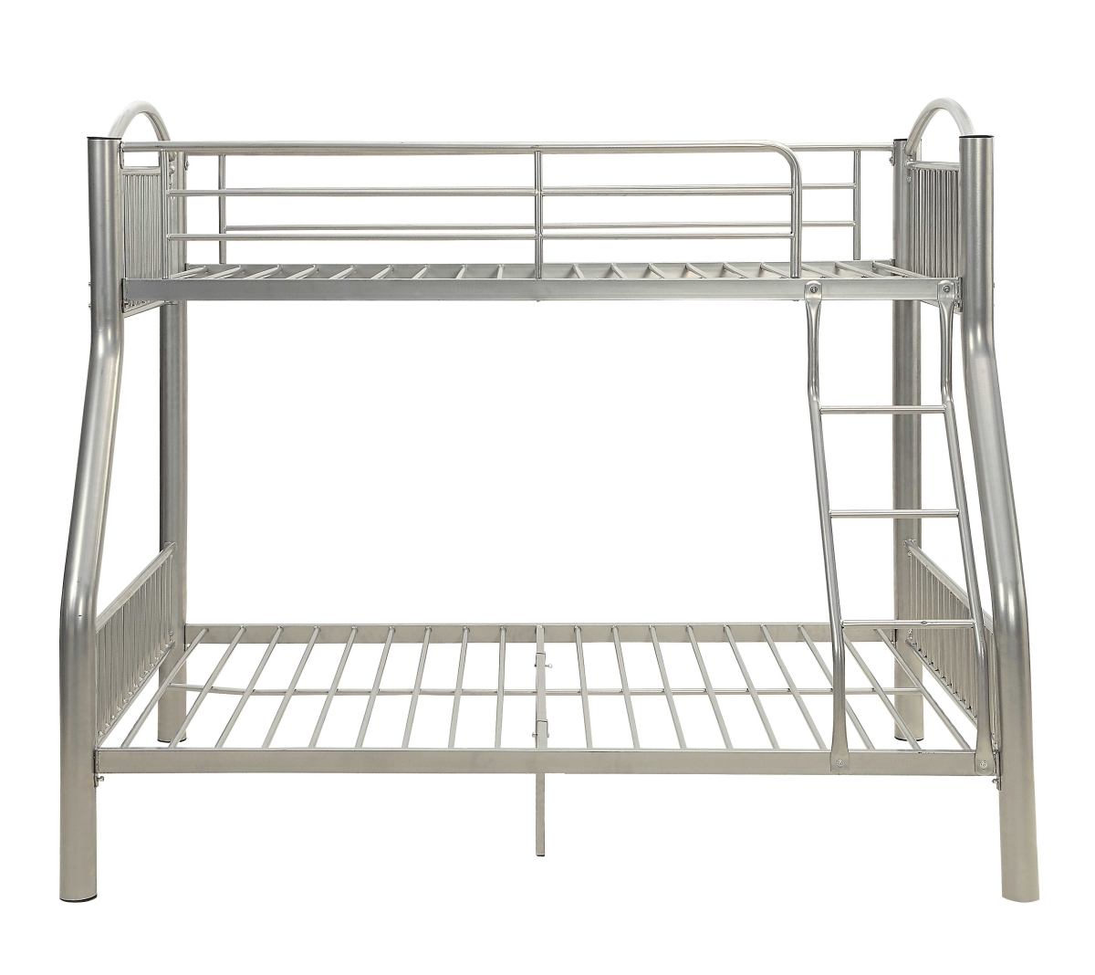 Home Roots Furniture 286162 67 X 78 X 56 In. Metal Twin Over Full Bunkbed - Silver