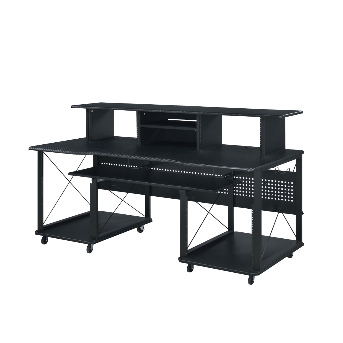 72 in. Computer Desk, Black