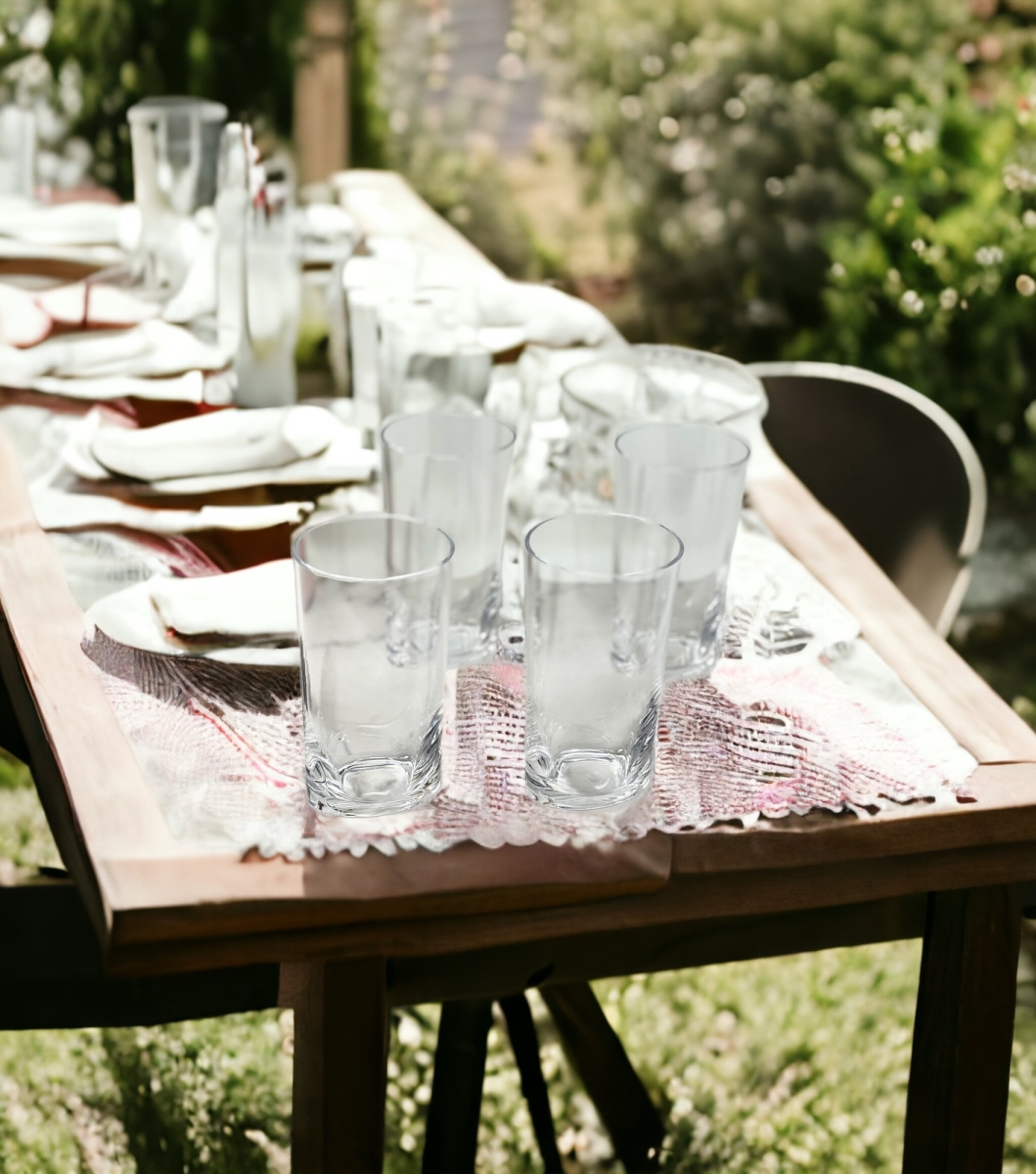 Picture of HomeRoots 521163 Acrylic Stemless Highball Glass, Clear - Set of 4