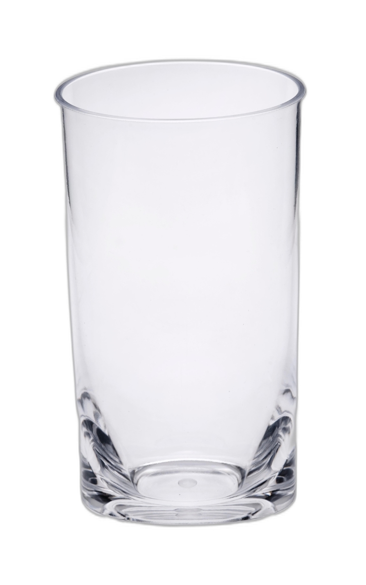 Picture of HomeRoots 521164 Tritan Plastic Highball Glasses, Clear - Set of 4
