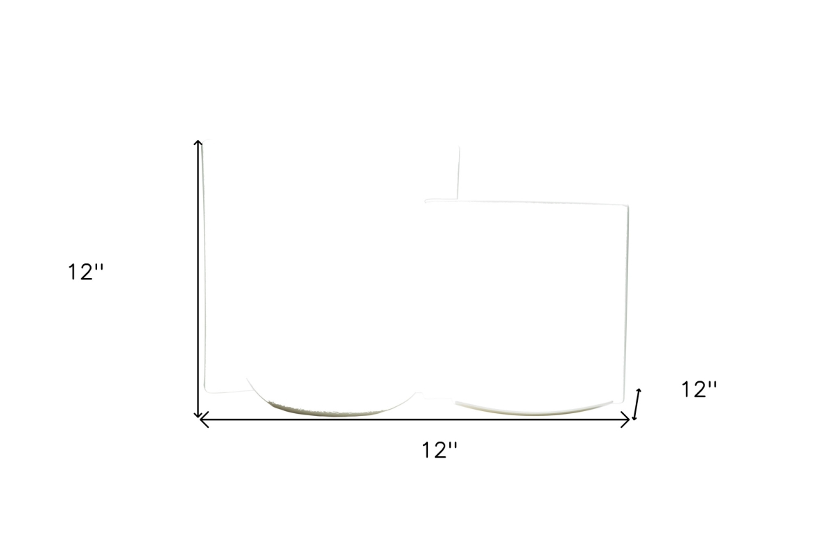 Picture of HomeRoots 483489 Square Bone China Dinnerware Set, White - 5 Piece