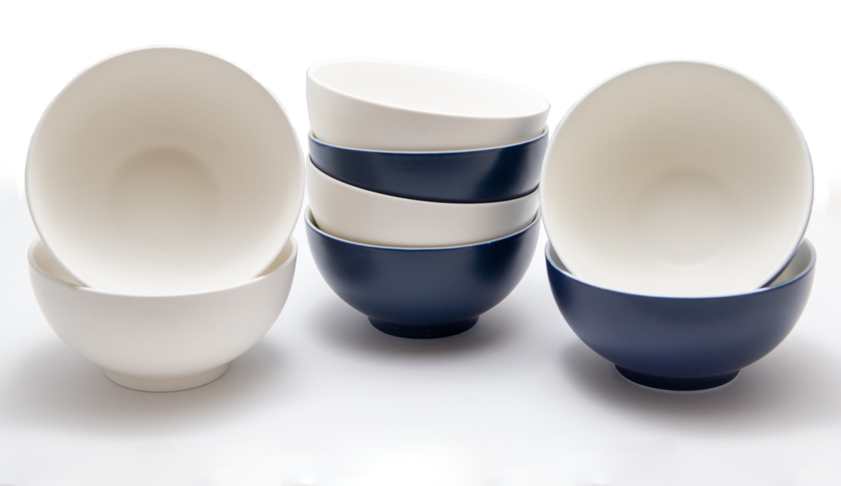 Picture of HomeRoots 483502 Porcelain Service for Four Bowl Set, White - 4 Piece