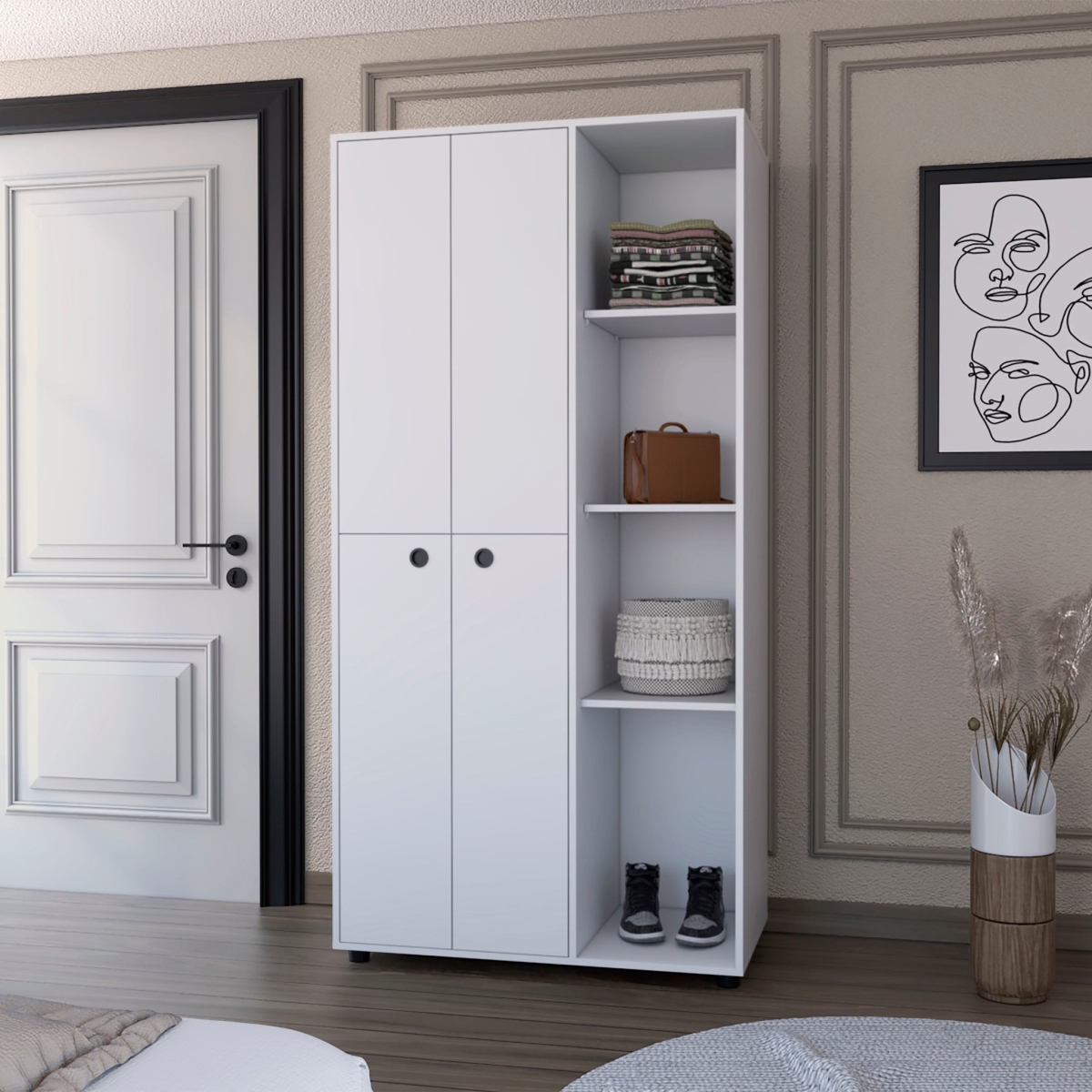 White Drawer Dresser