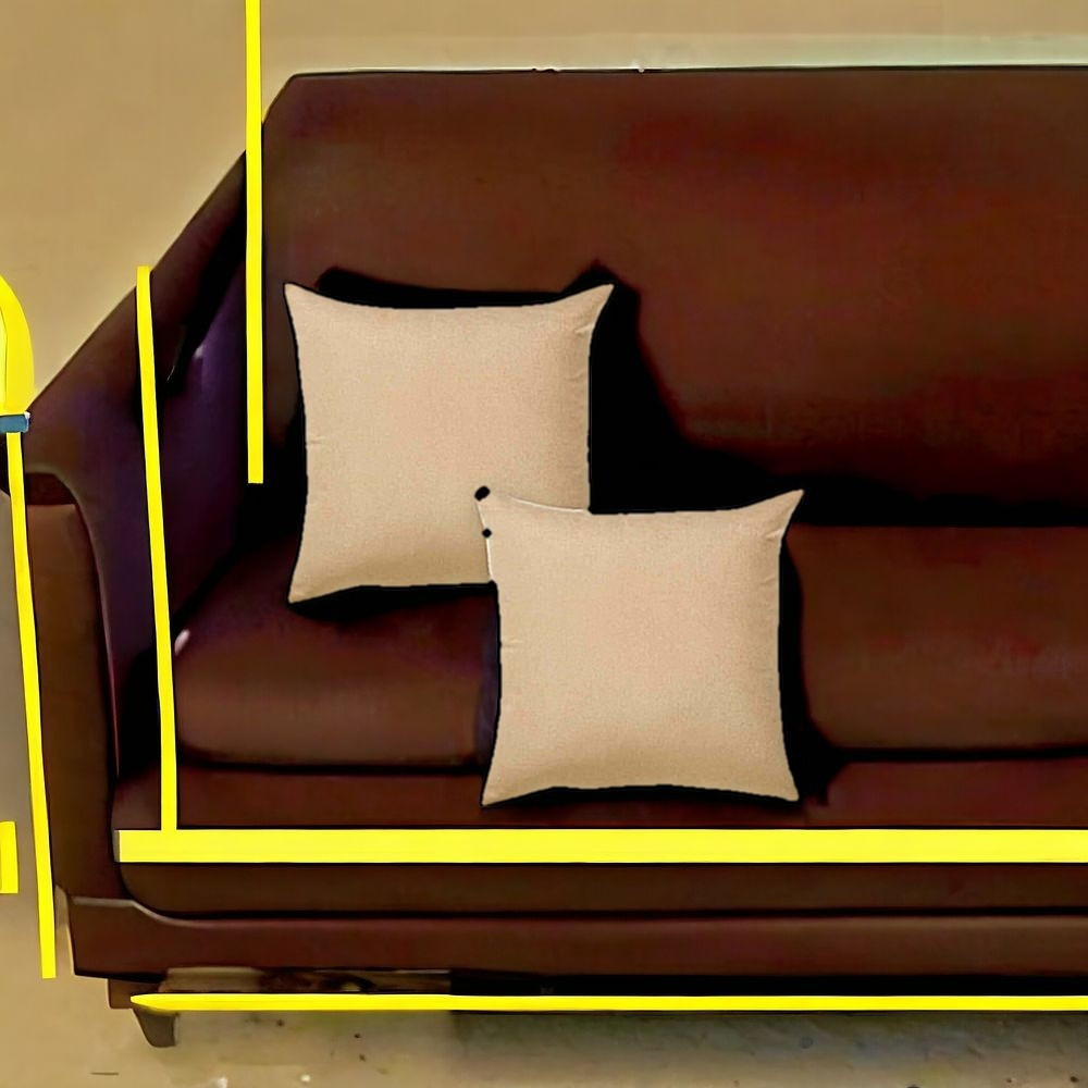UPC 616114015115 product image for 480682 22 x 22 in. Beige Polyester Zippered Pillow Cover - Set of 2 | upcitemdb.com
