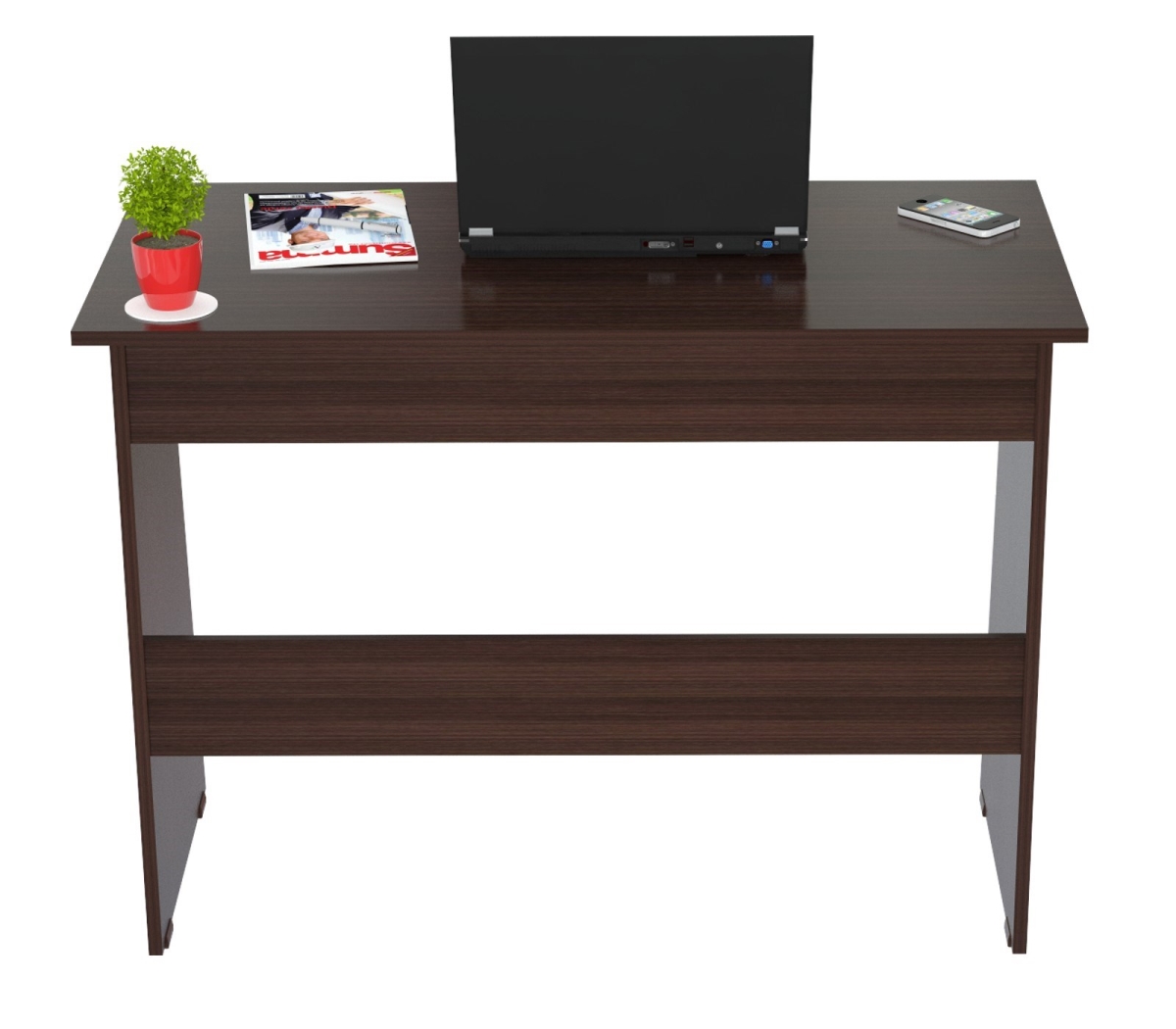 249788 Writing Desk With Storage Area - Melamine & Engineered Wood