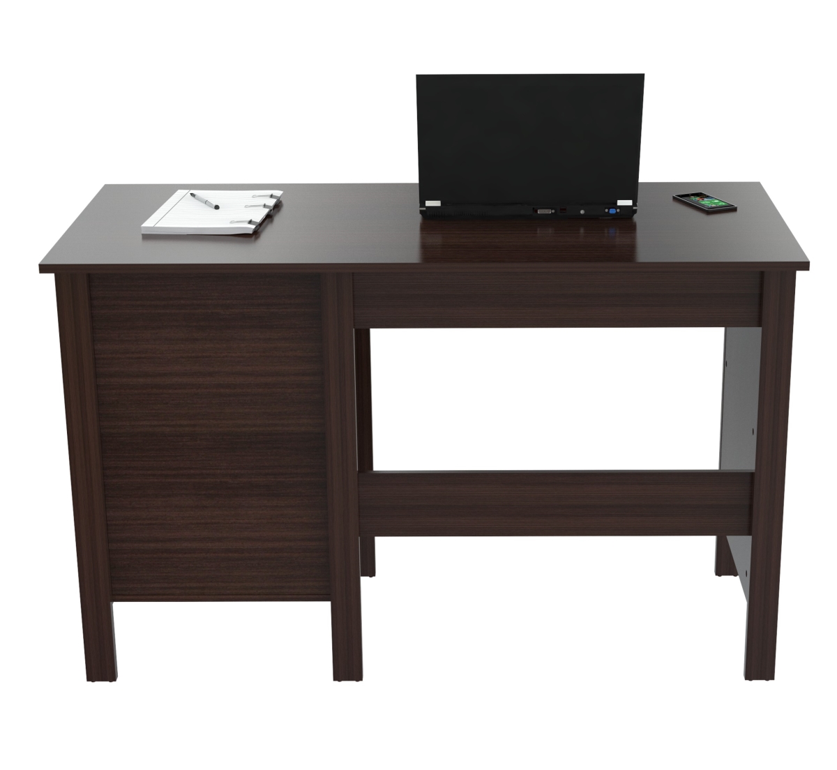 249800 Writing Desk With 3 Drawers - Melamine & Engineered Wood