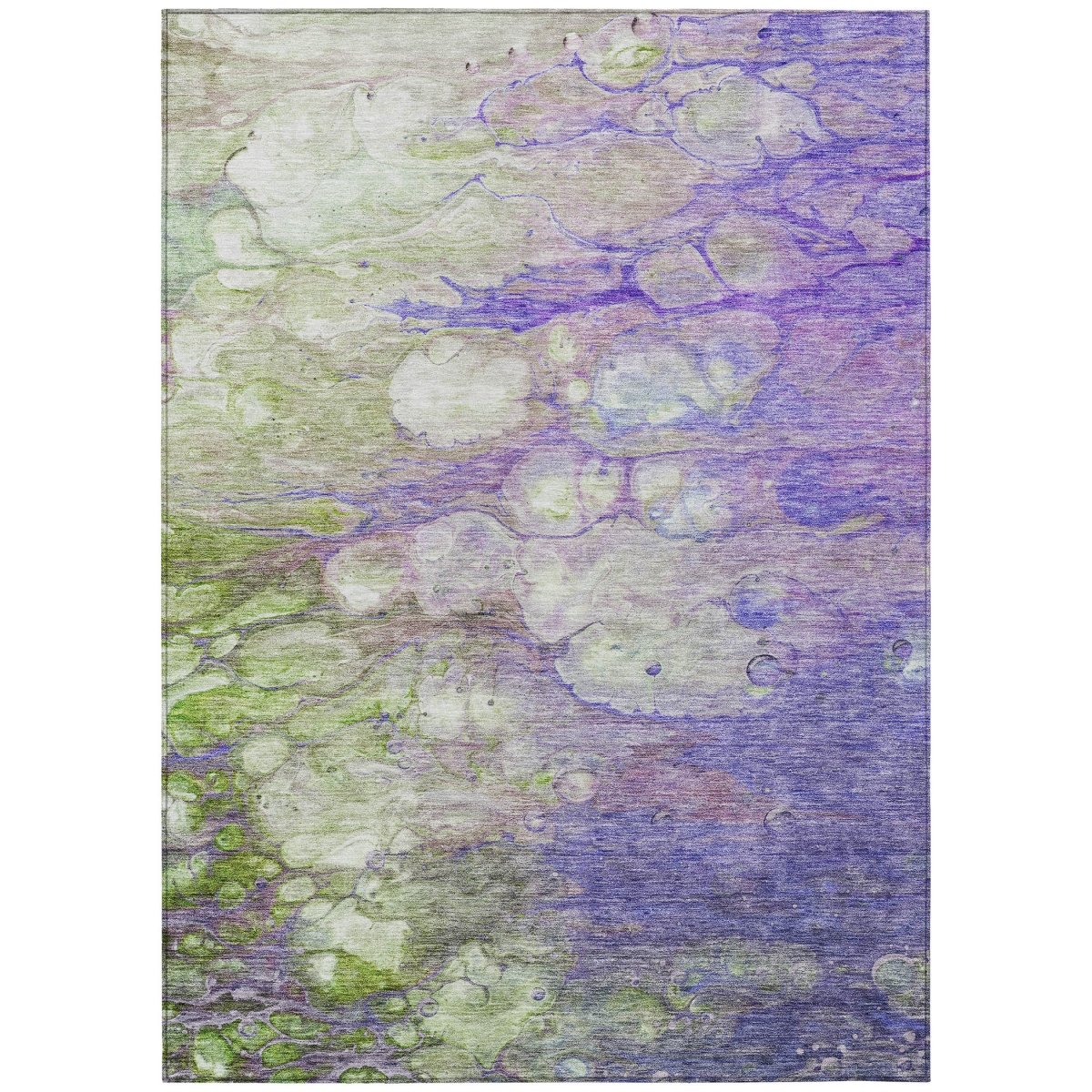 UPC 608219001230 product image for 582180 9 x 12 ft. Abstract Washable Indoor & Outdoor Rectangle Area Rug, Pur | upcitemdb.com