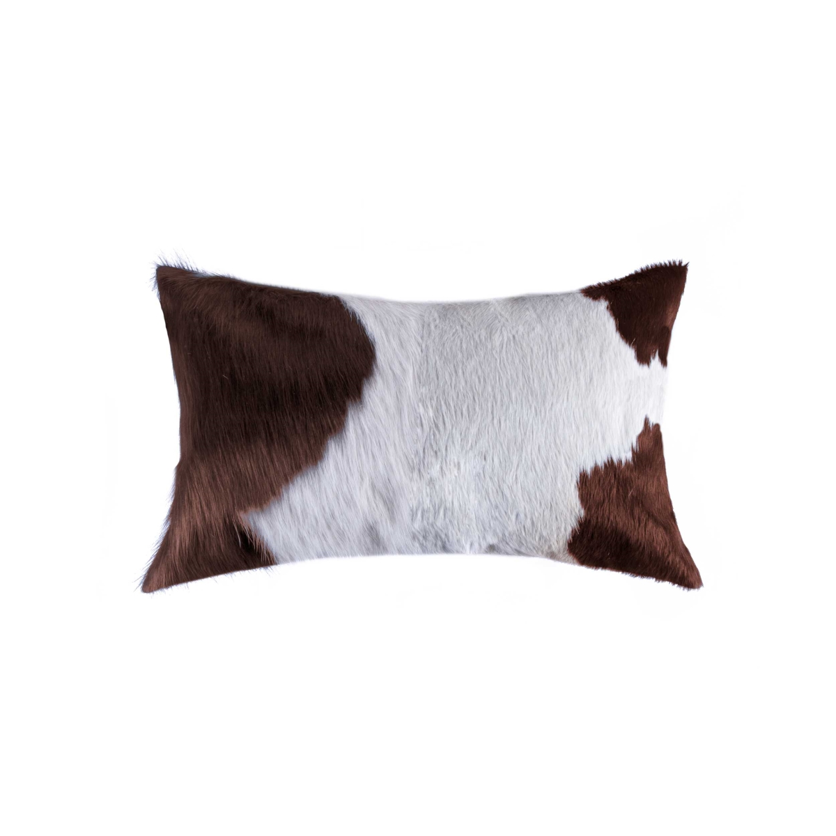 UPC 614486172160 product image for 316996 12 x 20 in. Cowhide Pillow - White & Brown | upcitemdb.com