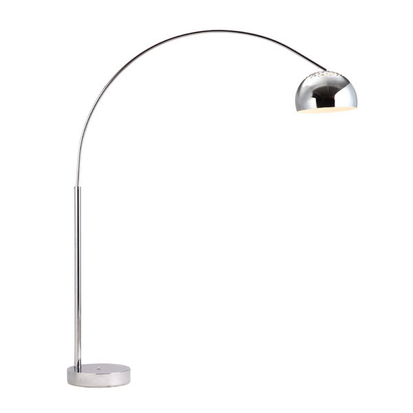 Home Roots 249345 Galactic Floor Lamp, Chrome