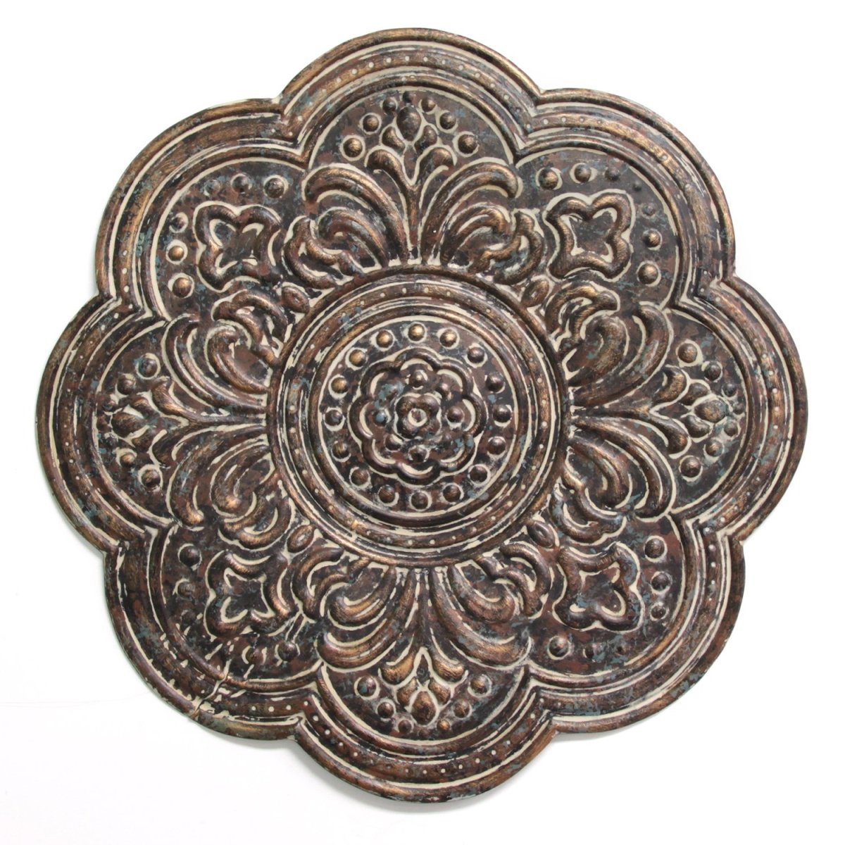 Home Roots 321245 Rustic Bronze Medallion Wall Decor