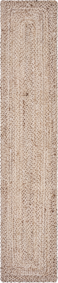 Picture of HomeRoots 534187 80 in. Brown Ivory & Natural Braided Jute Table Runner