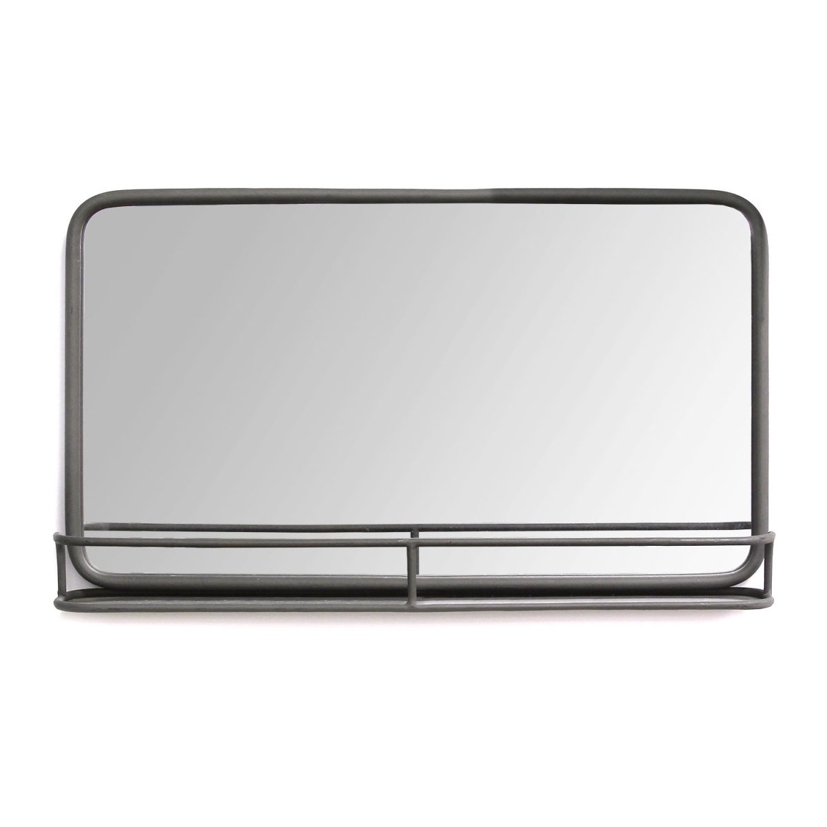 Home Roots 321297 Metal Mirror With Shelf