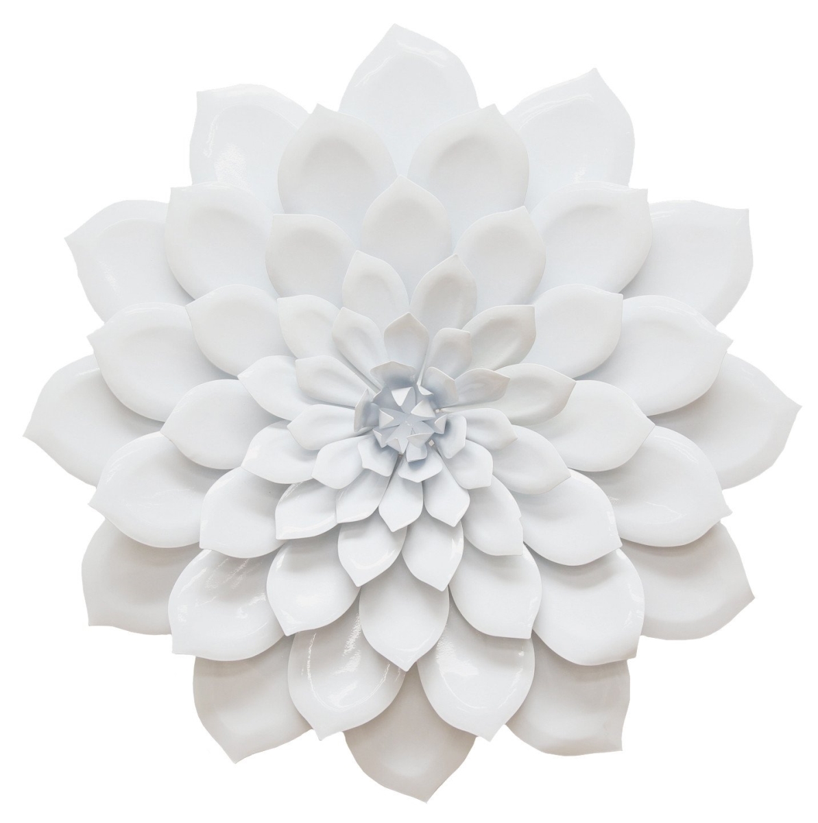 321336 Layered White Flower Wall Decor