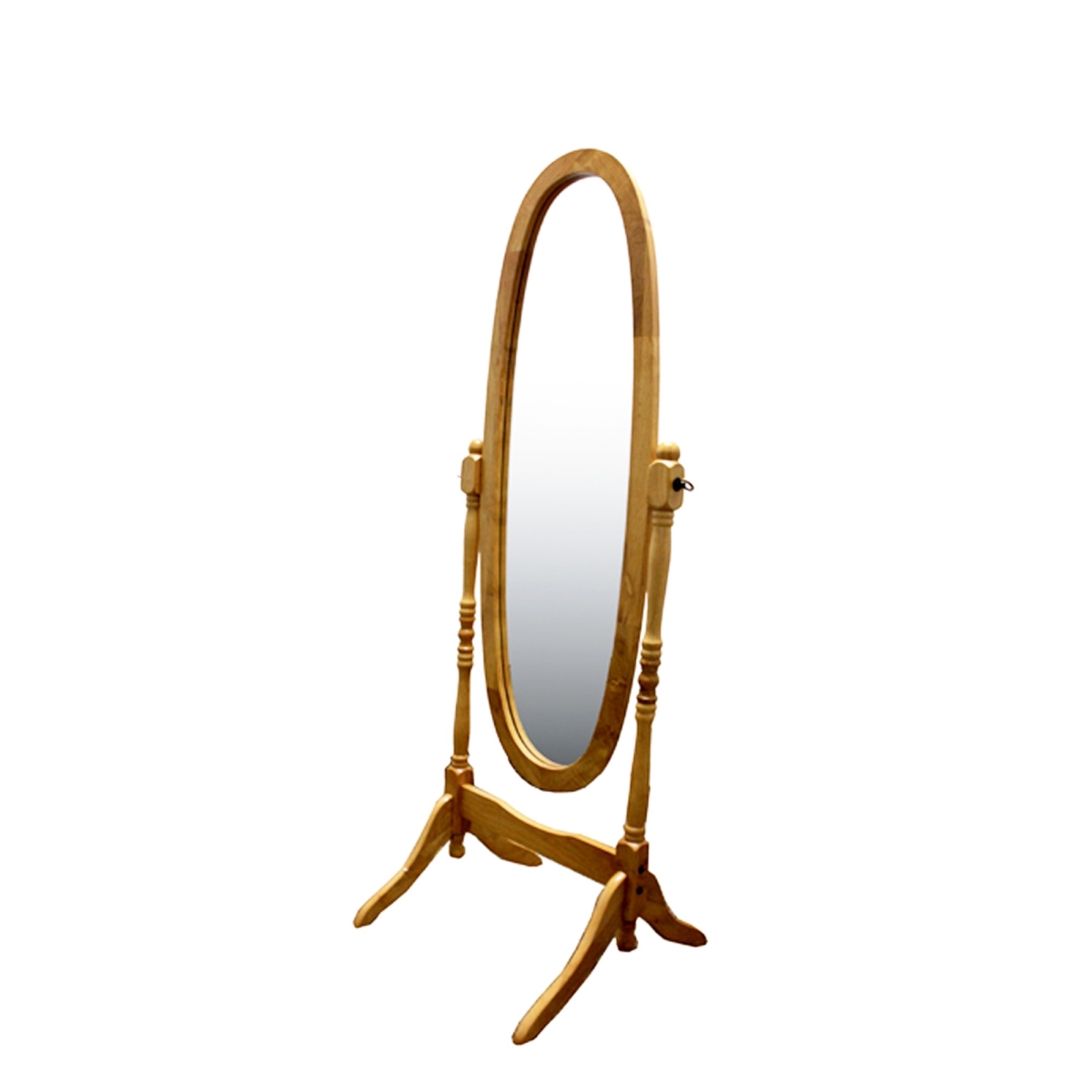 468364 59.25 x 20 x 23 in. Natural Oval Framed Mirrors