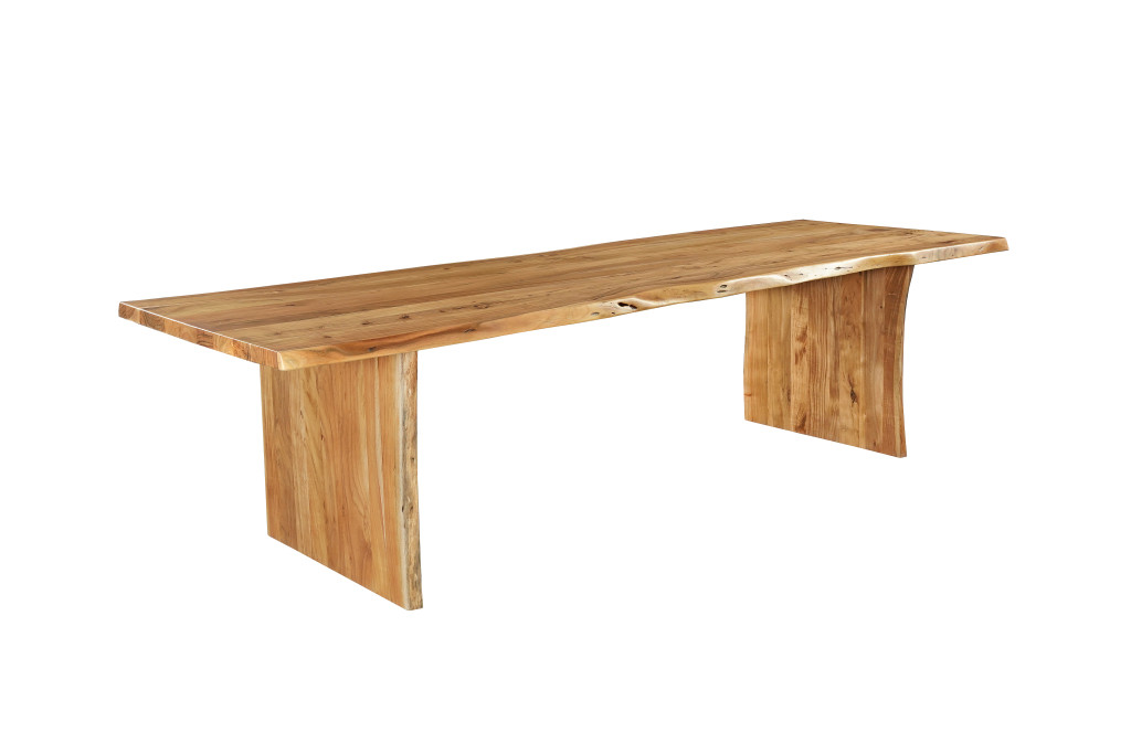 635844 30 x 108 x 40 in. Brown Solid Wood Dining Set with 12 Chair - 13 Piece