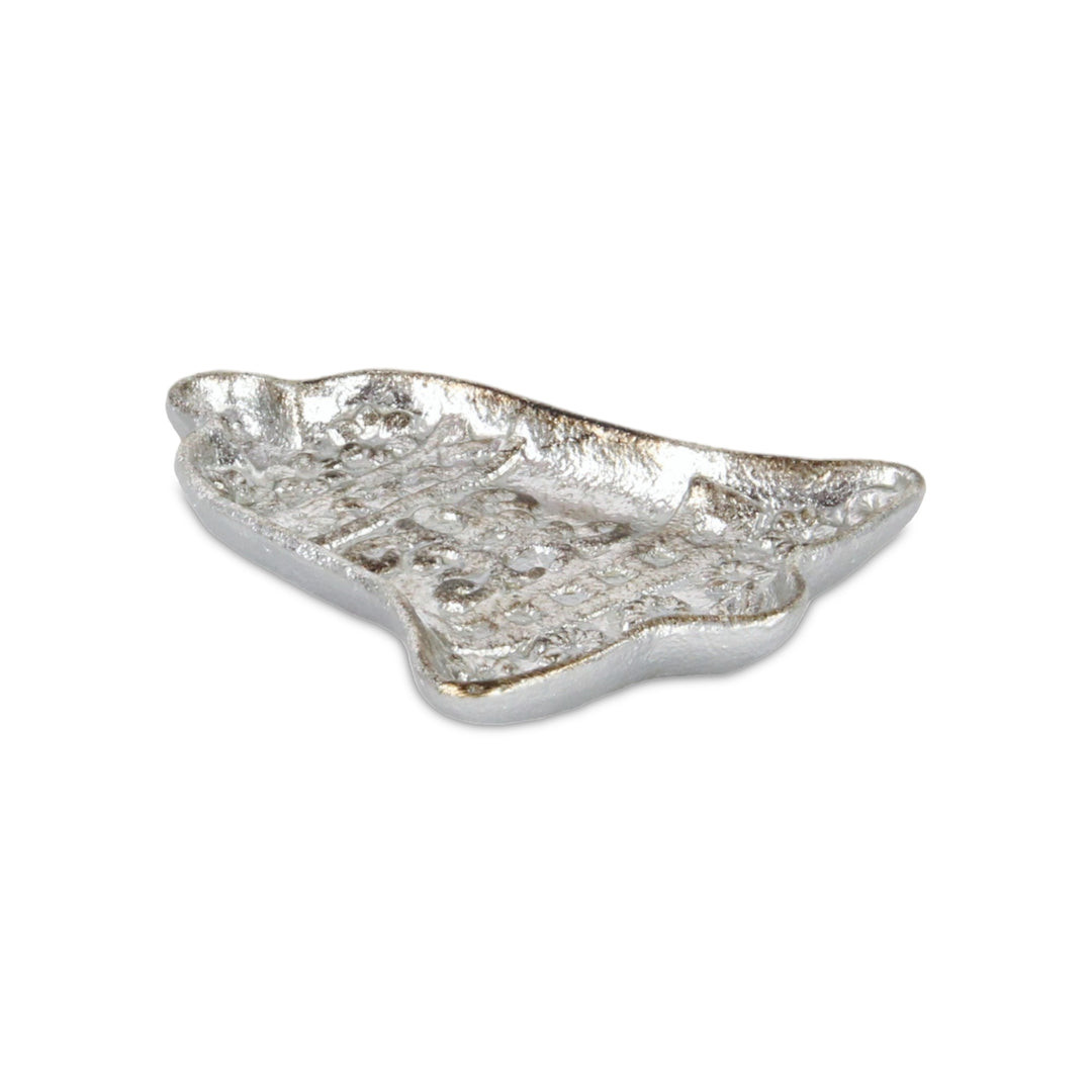 Picture of HomeRoots 634785 5 in. Silver Cast Iron Christmas Bell Trinket Tray