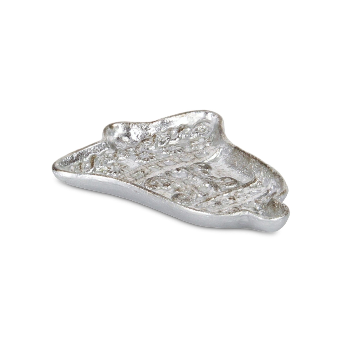 Picture of HomeRoots 634785 5 in. Silver Cast Iron Christmas Bell Trinket Tray