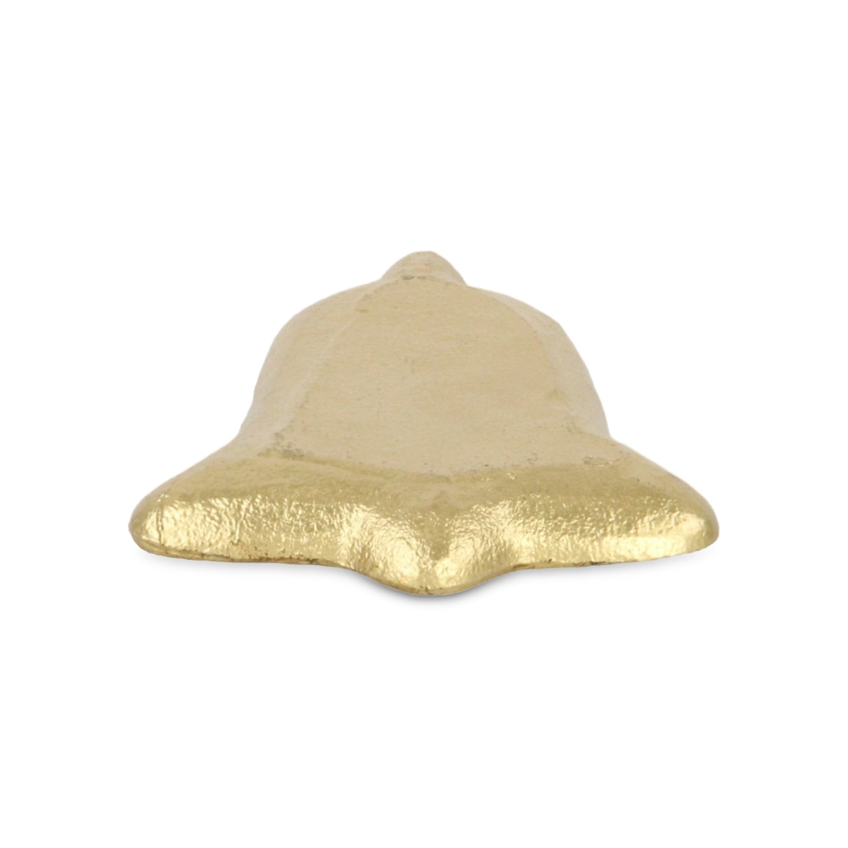 Picture of HomeRoots 634784 5 in. Gold Cast Iron Christmas Bell Trinket Tray