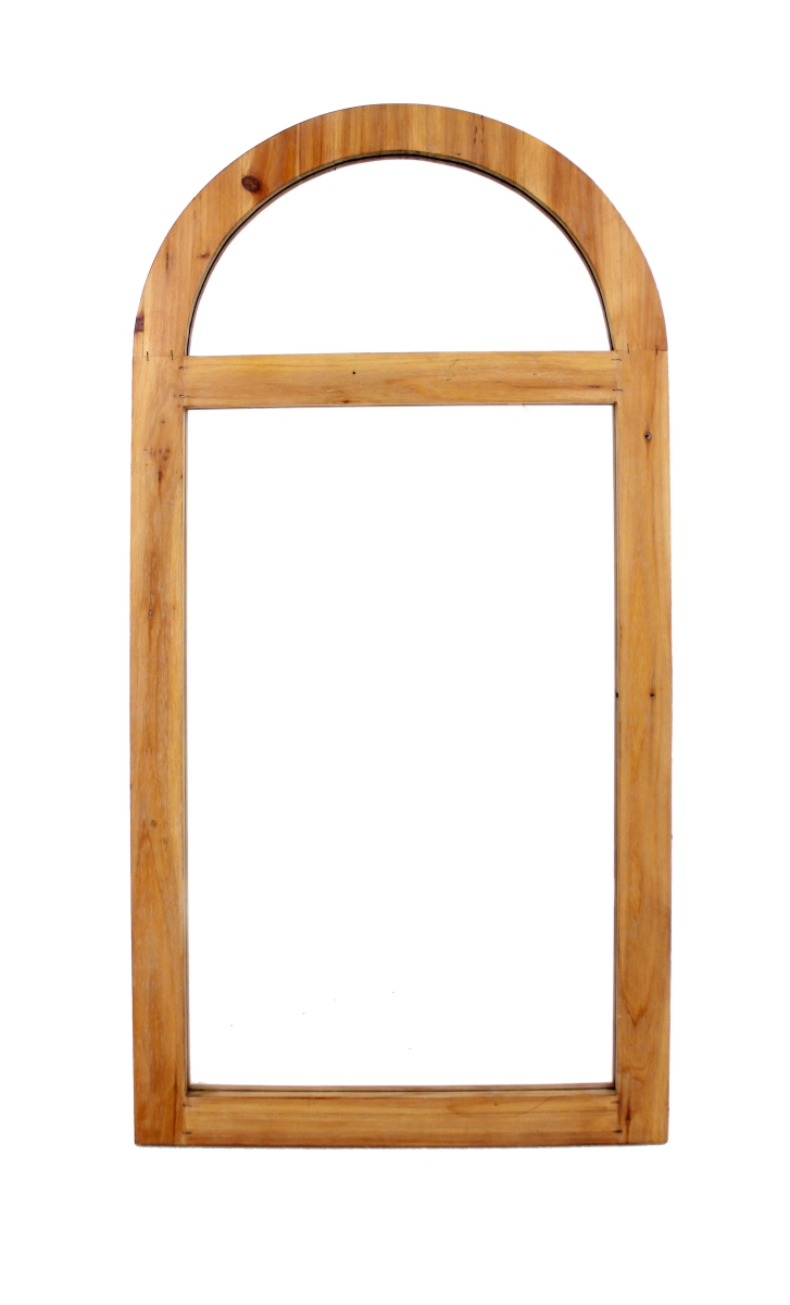274520 Rustic Dressing Mirror With Minimalist Wooden Window Frame