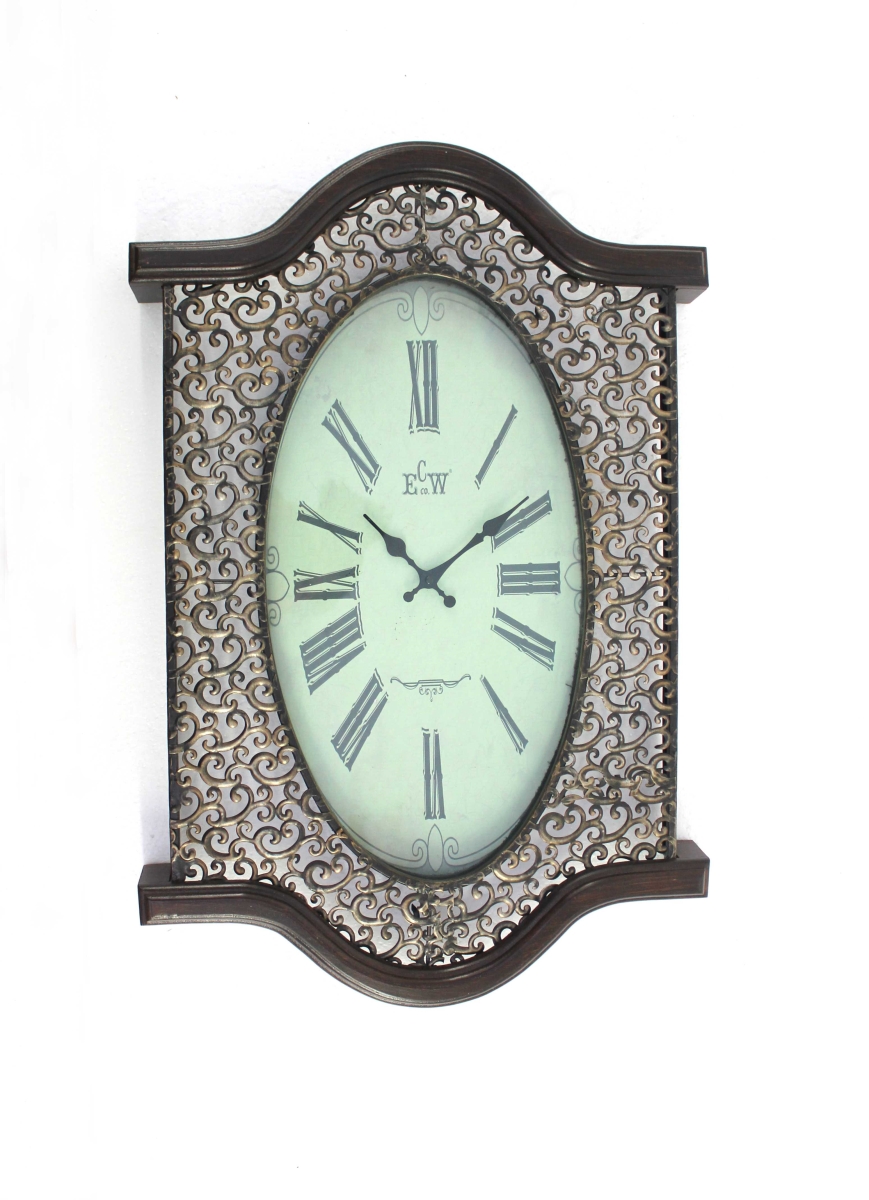 274496 Vintage Bronze Wall Clock