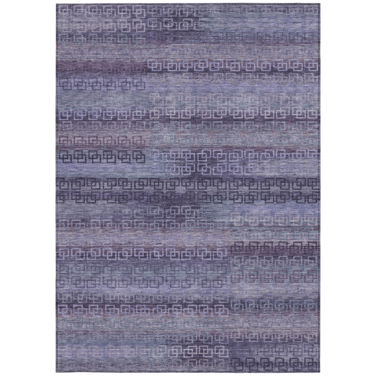 UPC 198590882400 product image for 629620 8 x 10 ft. Plum & Lavender Striped Washable Transitional Indoor & Outdoor | upcitemdb.com
