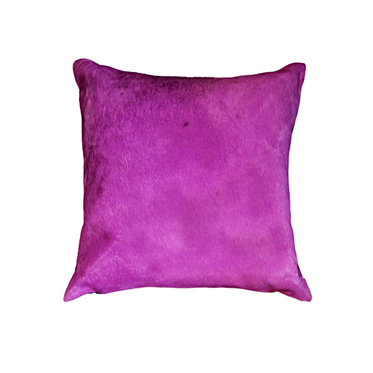 Home Roots Beddings 328254 Cowhide Pillow, Fuchsia - 18 X 18 In.