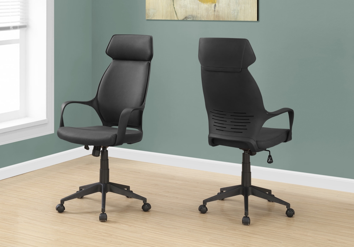 333441 46 In. Microfiber, Mdf, Metal & Polyprene High Back Office Chair