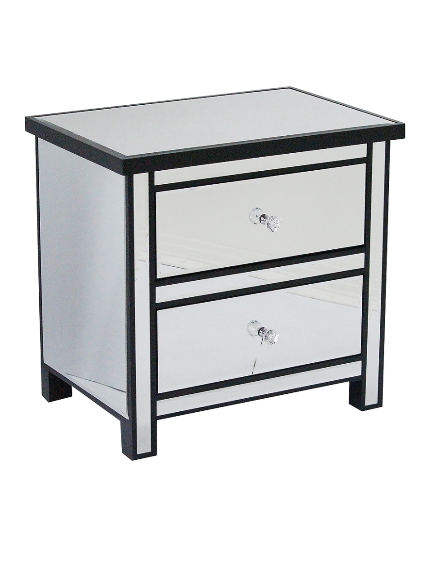 294625 Emmy 2-drawer Mirrored Accent Cabinet