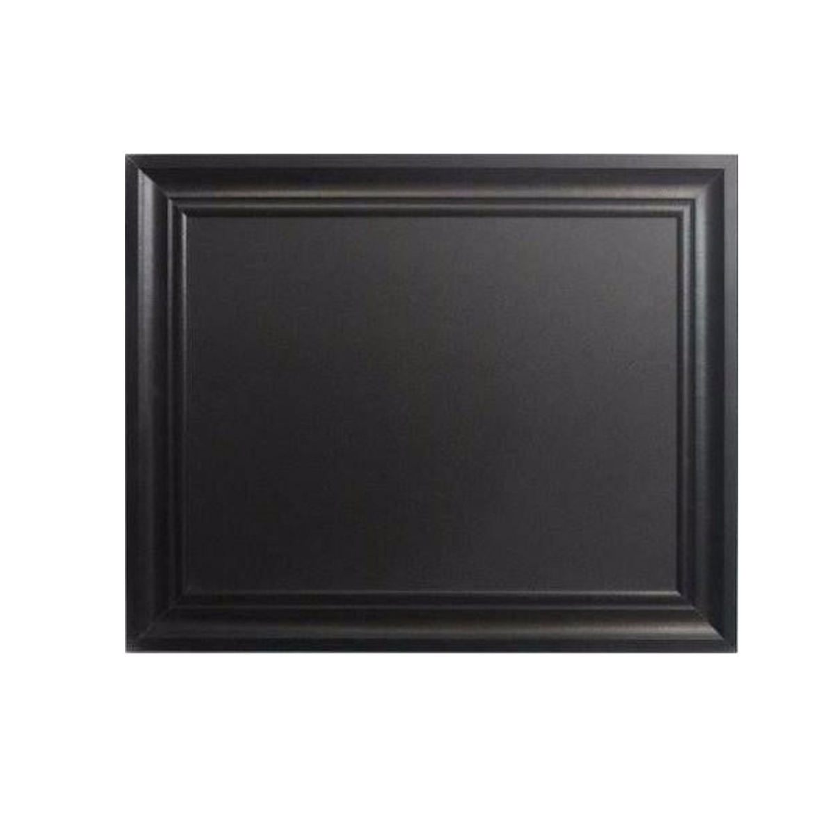352150 Rectangular Wooden Chalkboard With Beveled Edge Frame, Black