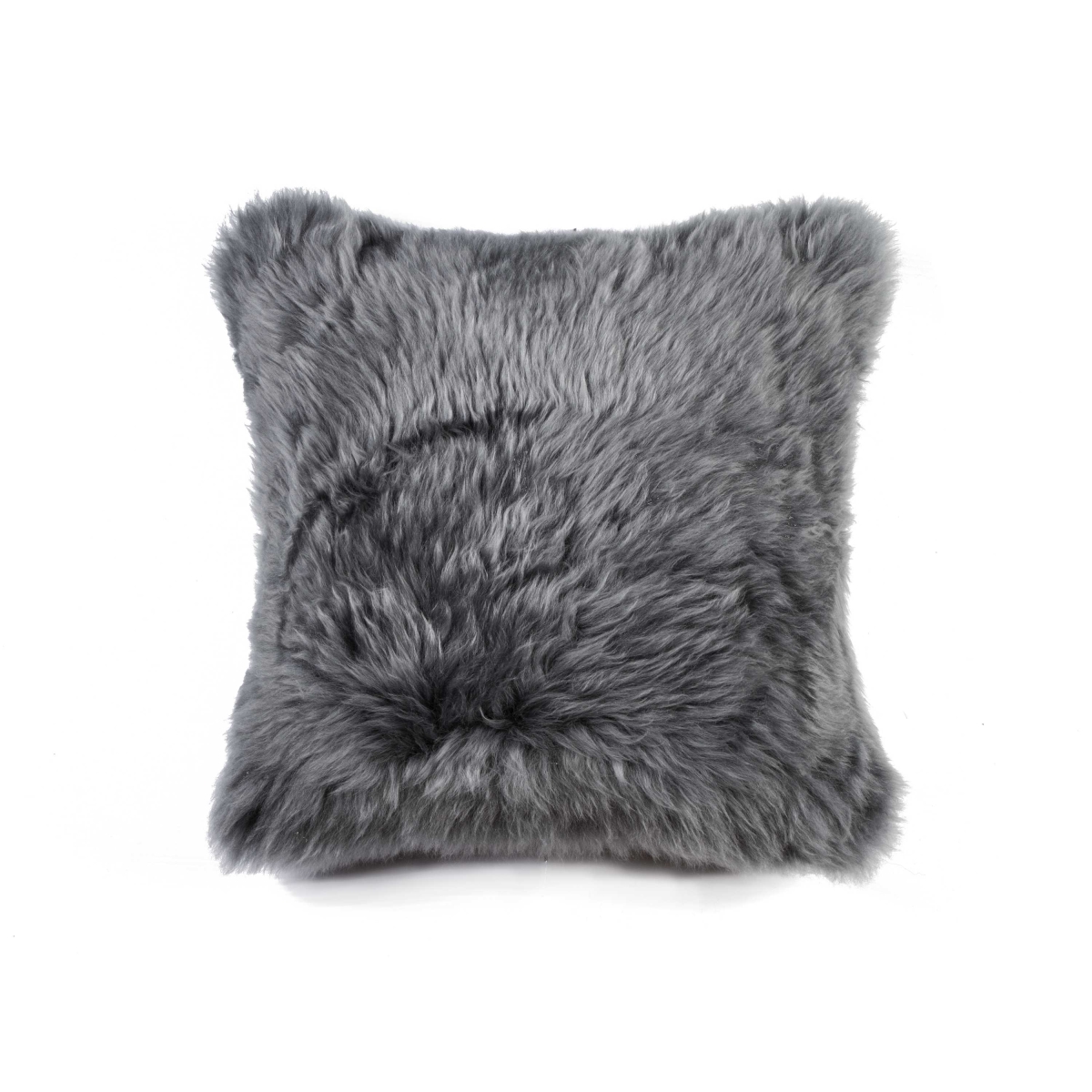 293199 18 X 18 In. New Zealand Sheepskin Pillow Grey
