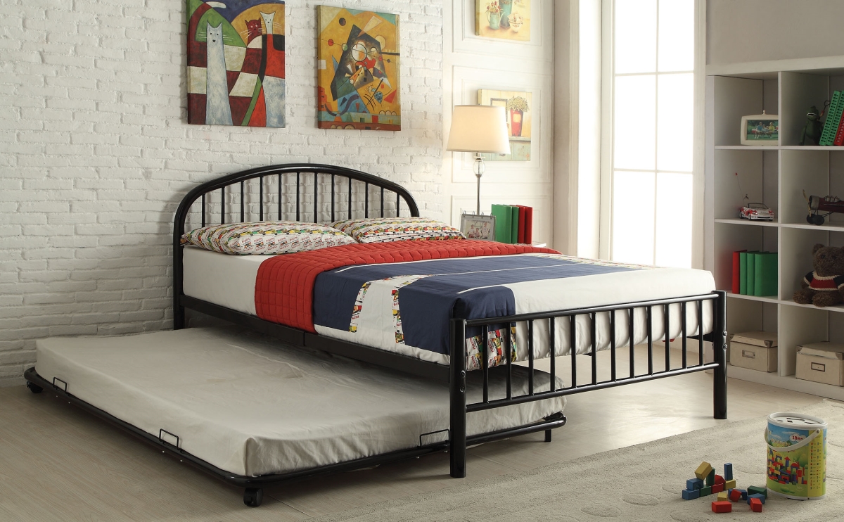 285306 4 X 73 X 39 In. Twin Size Cailyn Trundle Black
