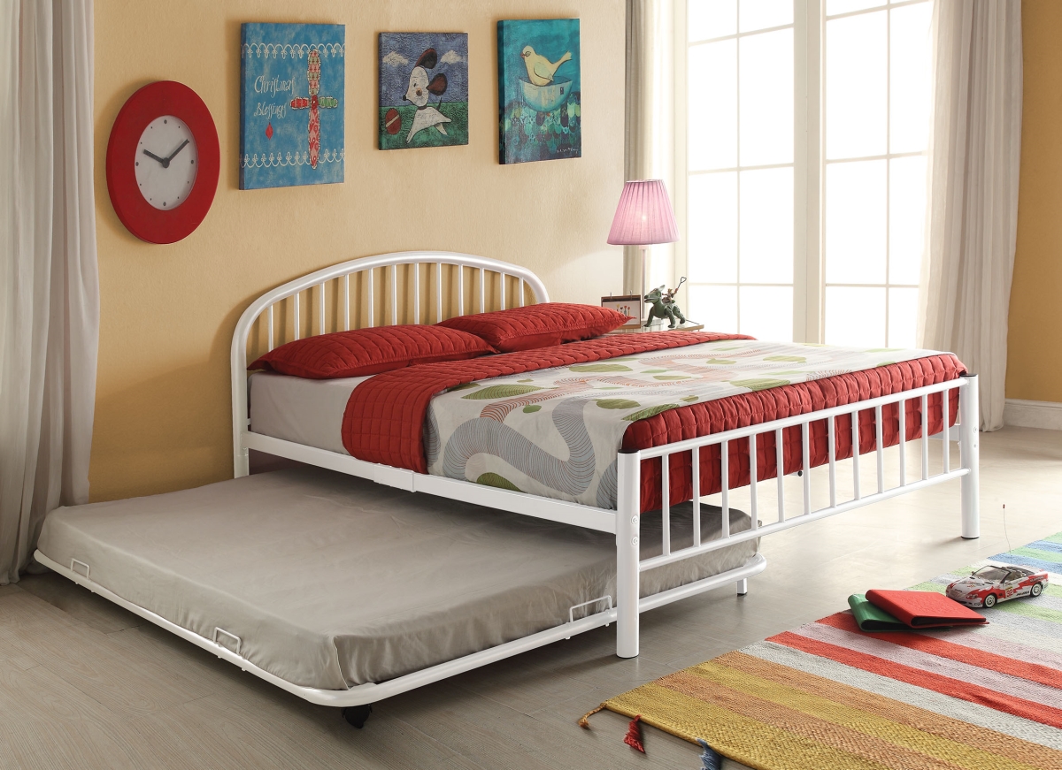 285309 4 X 73 X 39 In. Twin Size Cailyn Trundle White