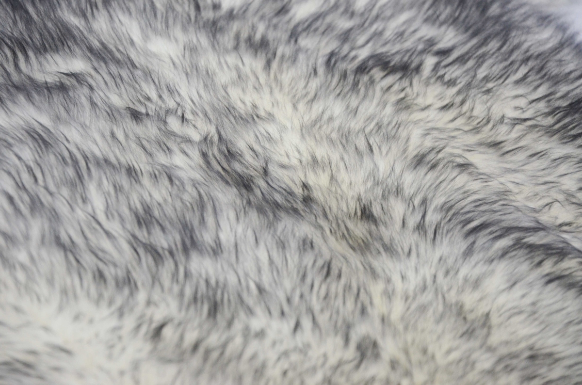 294270 2 X 2 X 6 In. New Zealand Double Sheepskin Rug Gradient Grey