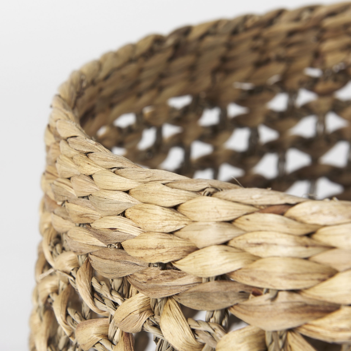Picture of HomeRoots 392152 Round Wicker Baskets, Brown - Set of 3