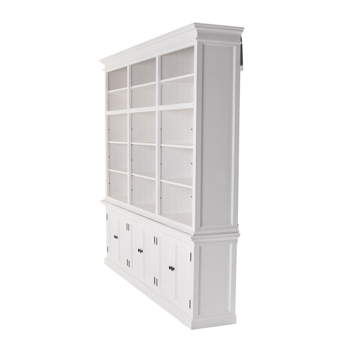 Picture of Homeroots 397128 Triple Bay Hutch Unit, Classic White