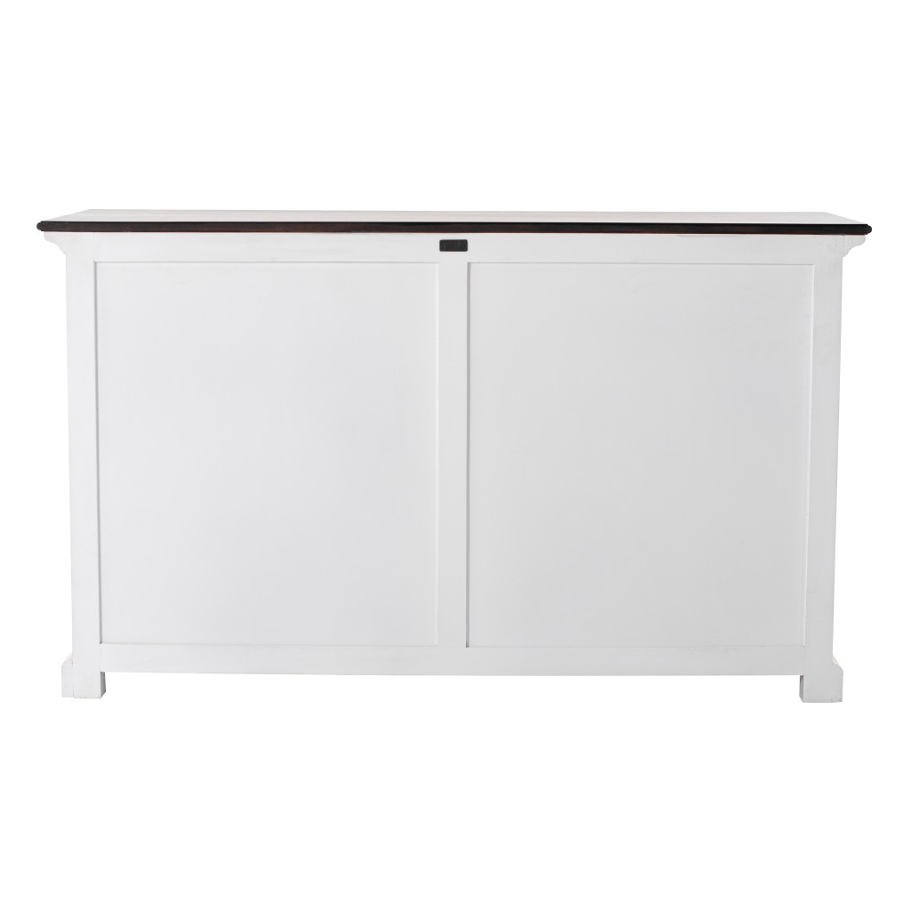 Picture of HomeRoots 388250 Modern Farm Two Door Buffet Server - Brown & White