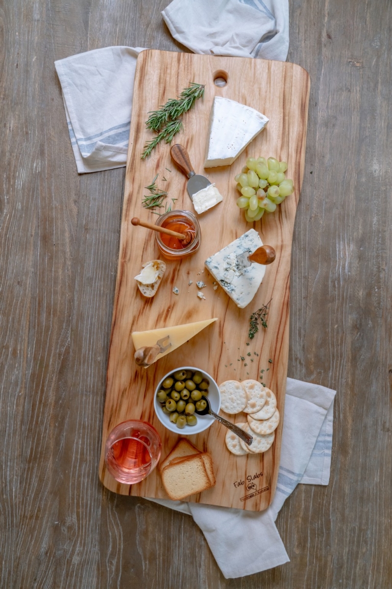 Picture of HomeRoots 469155 28 in. Artisan Organic Natural Wood Anti Bacterial Cutting Board