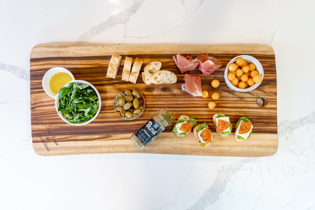 Picture of HomeRoots 469157 35 in. Artisan Organic Natural Wood Anti Bacterial Cutting Board