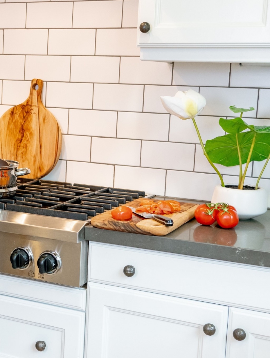 Picture of HomeRoots 469159 Natural Wood Rounded Rectangle Anti-Bacterial Cutting Board
